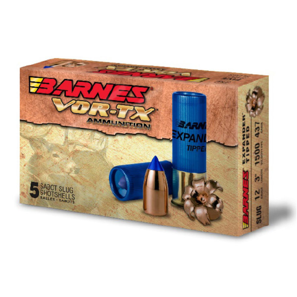 Barnes VOR-TX Expander Tipped Slug 12 Gauge 1 Oz 3 In nes VOR-TX Expander Tipped Slug 12 Gauge 1 Oz 3 In Ammo