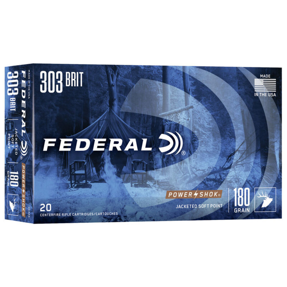 eral Power-Shok .303 British 180 Gr JSP Ammo