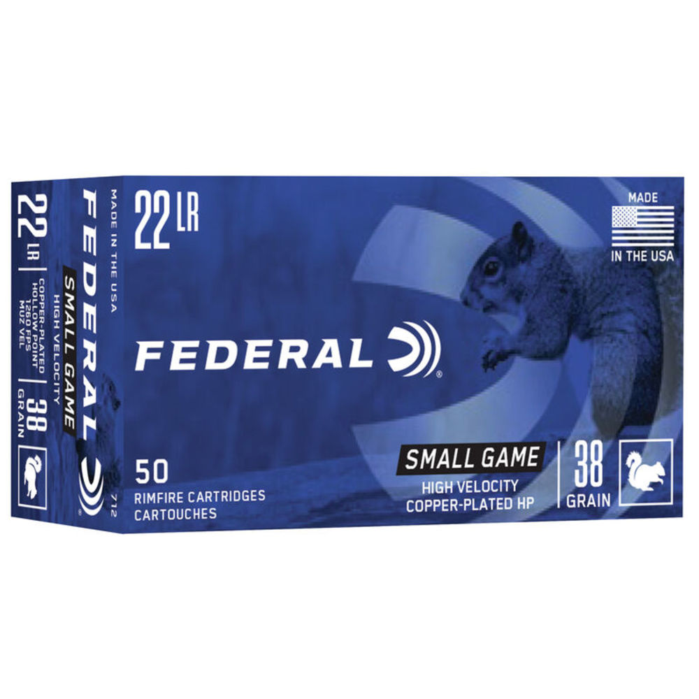 eral Game Shok High Velocity .22 Long Rifle 38 Gr JHP 2 Ammo