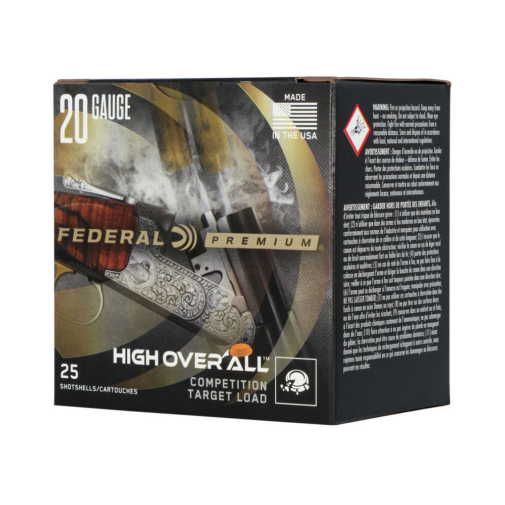 eral Premium High Over All 1275 #7.5 20 Gauge 7/8 Oz 2.75 In Ammo