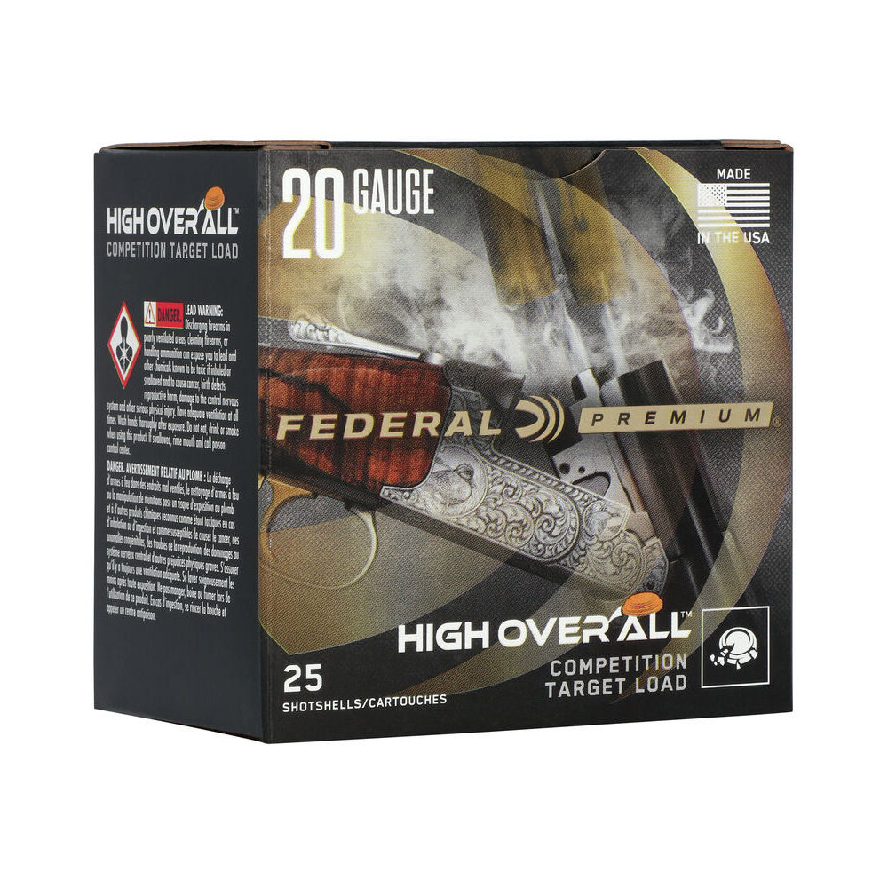 Federal Premium High Over All 1275 #9 20 Gauge 7/8 Oz 2.75 In eral Premium High Over All 1275 #9 20 Gauge 7/8 Oz 2.75 In Ammo