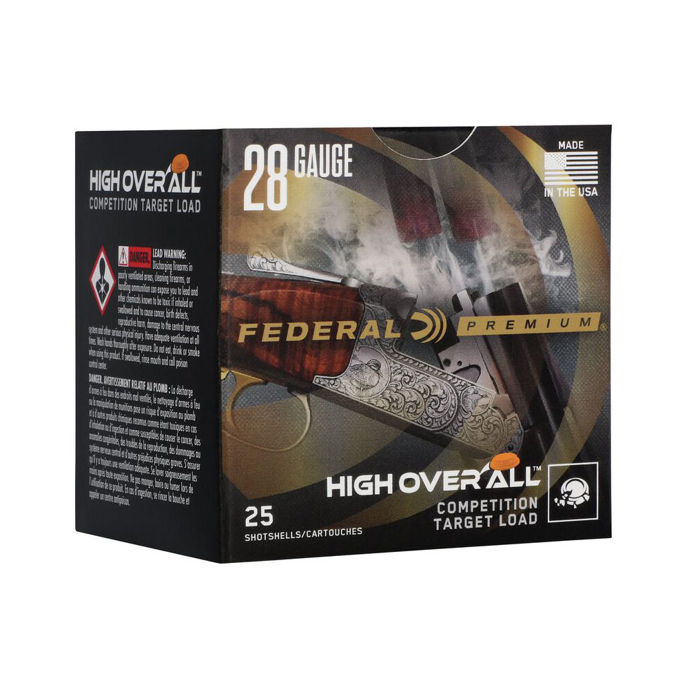 eral Premium High Over All 1250 #8.5 28 Gauge 3/4 Oz 2.75 In Ammo