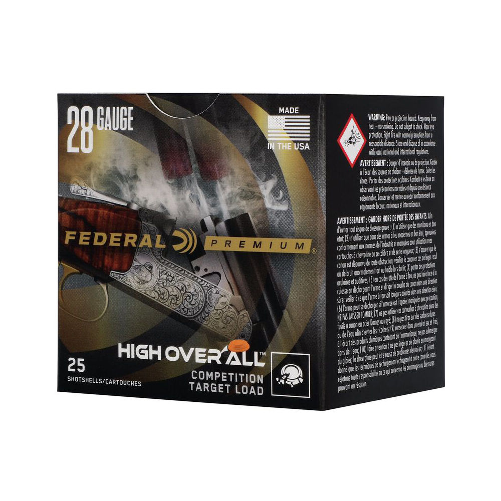 eral Premium High Over All 1250 #9 28 Gauge 3/4 Oz 2.75 In Ammo