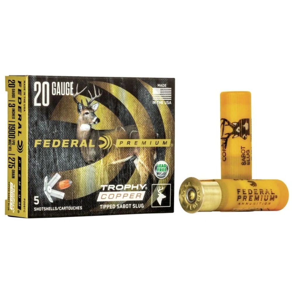 Federal Freight Train Sabot Slug 20 Gauge 5/8 Oz 3 In eral Freight Train Sabot Slug 20 Gauge 5/8 Oz 3 In Ammo