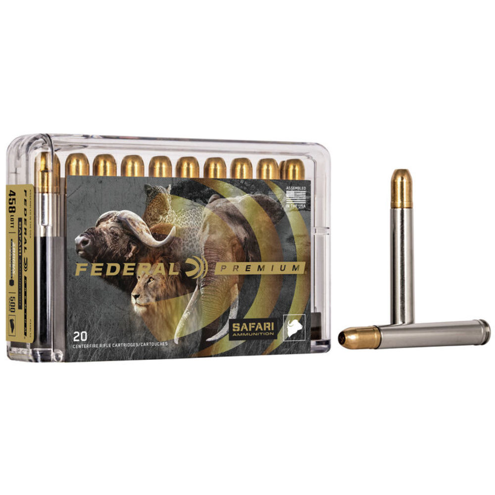 Federal Cape-Shok .458 Lott 500 Gr FMJ eral Cape-Shok .458 Lott 500 Gr FMJ Ammo