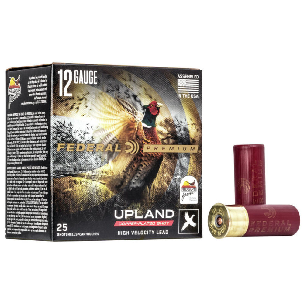 eral Premium Upland Pheasants Forever High Velocity #5 12 Gauge 1-1/4 Oz 2.75 In Ammo