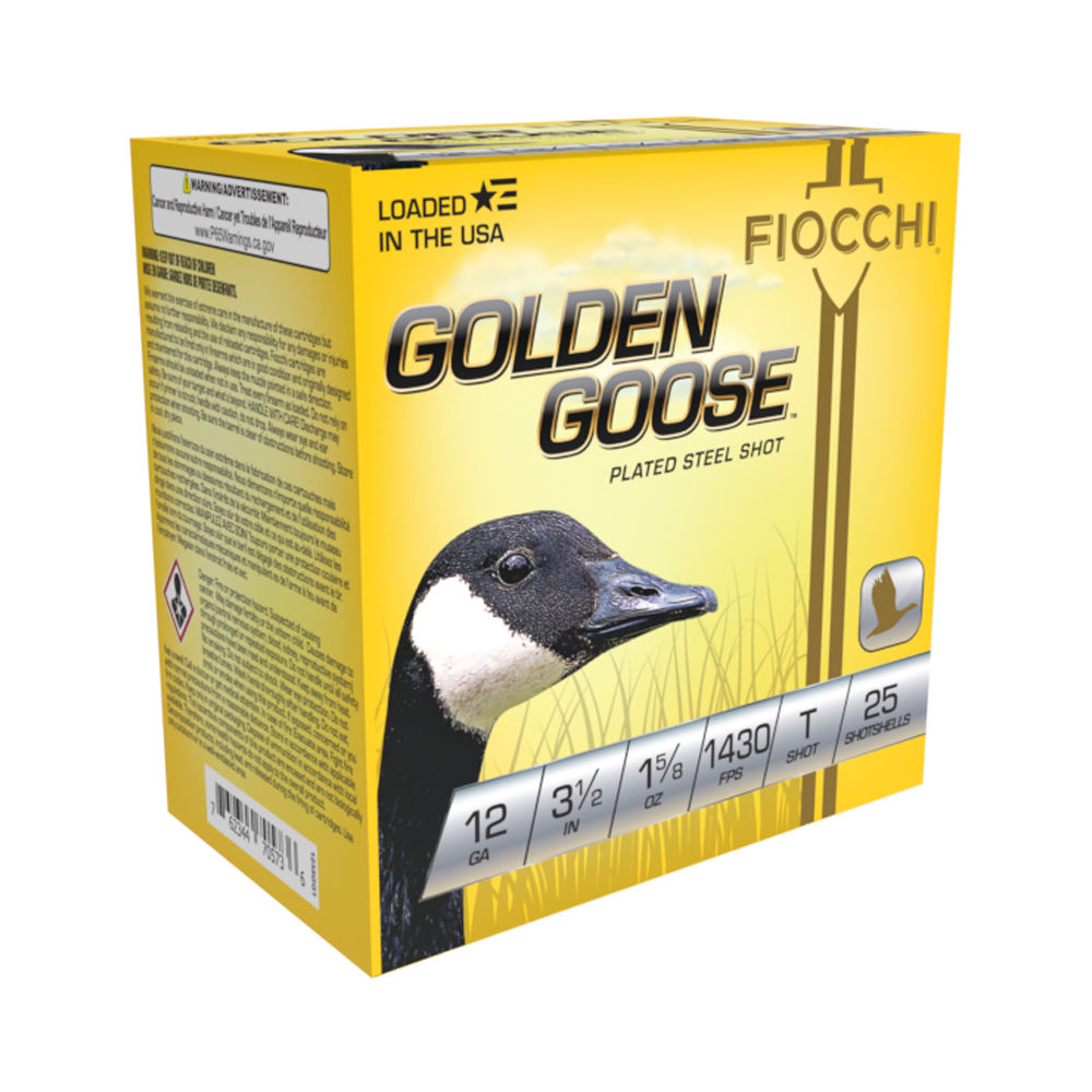 Fiocchi Golden Goose T 12 Gauge 1-5/8 Oz 3.5 In cchi Golden Goose T 12 Gauge 1-5/8 Oz 3.5 In Ammo