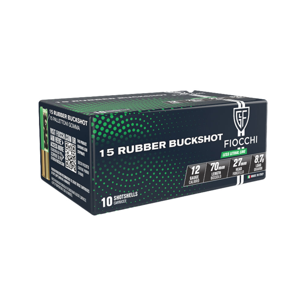 cchi Exacta Rubber Buck Home Defense 15 Pellets 00 Buck 12 Gauge 5/16 Oz 2.75 In Ammo