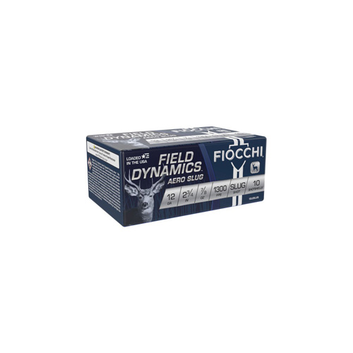 cchi 12 Gauge 12LESLUG Field Dynamics Aero 2.75 7/8oz Rifled Slug Ammo