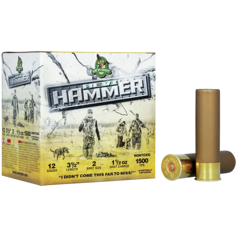 I-Shot HS28302 HEVI-Hammer Waterfowl 12 Gauge 3-1/2 1-1/2oz #2 Ammo