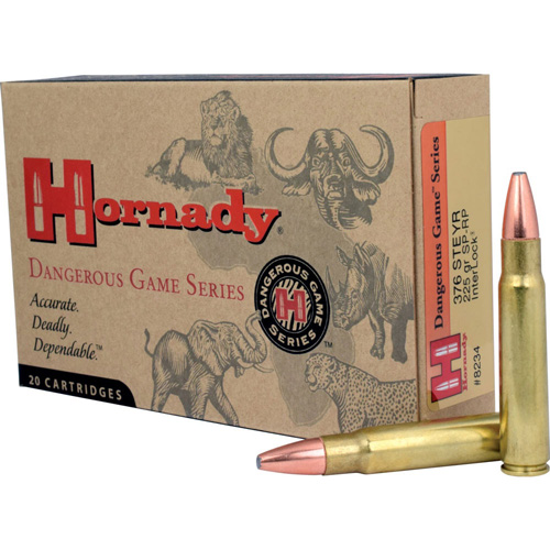 nady Dangerous Game .376 Steyr 225 Gr JSP Ammo