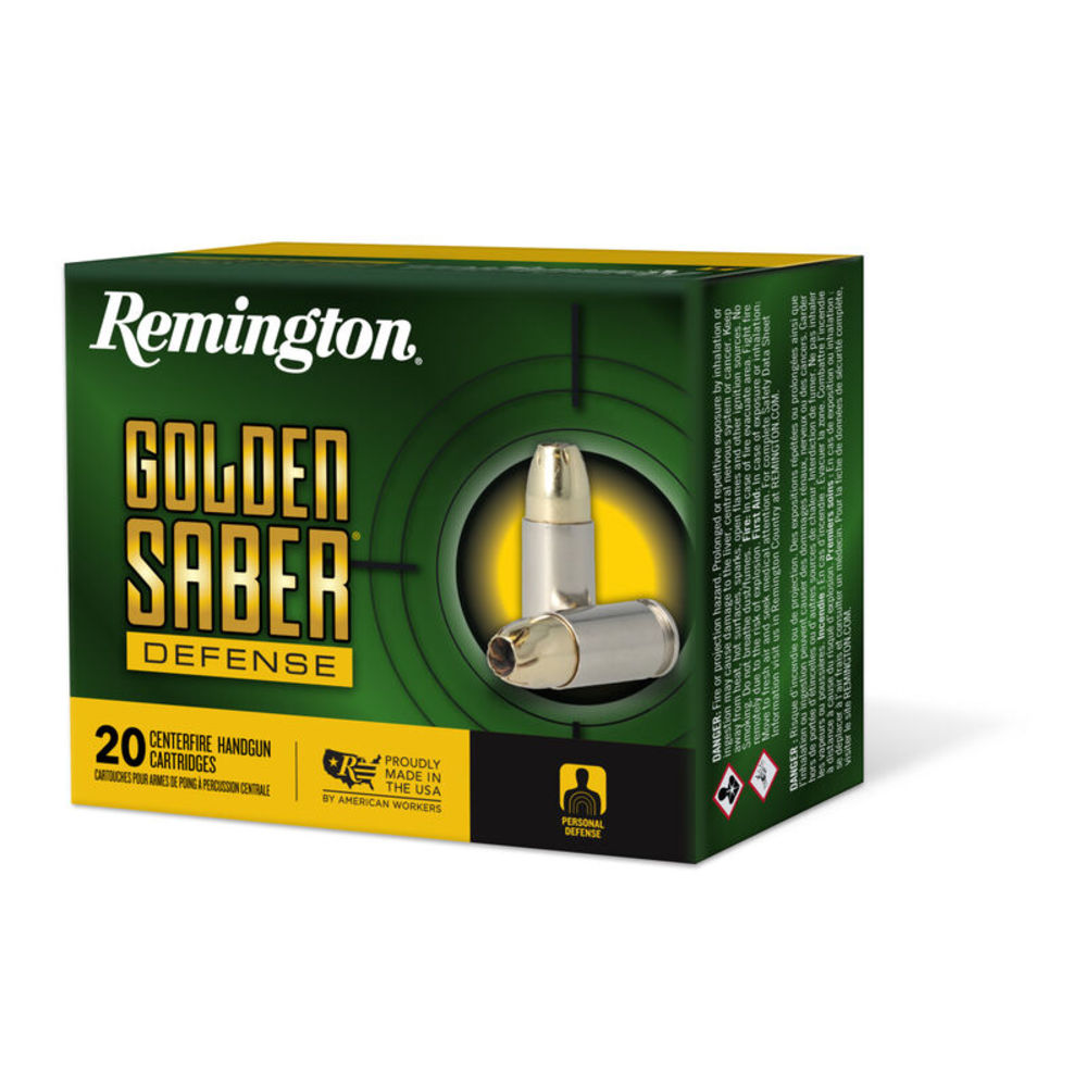 ington Golden Saber Defense P 9mm Luger / Parabellum 124 Gr JHP Ammo