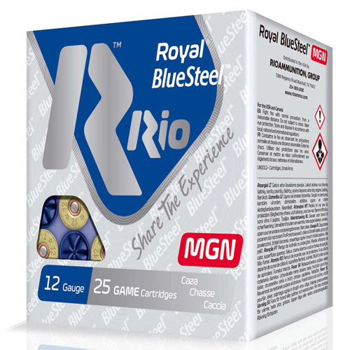  Ammunition 12 Gauge RBSM324 Royal BlueSteel 3 1-1/8oz 4 Shot Ammo