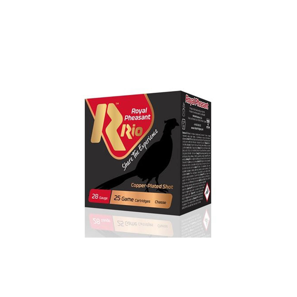  Ammunition RPC285 Royal Pheasant 28Gauge 2.75 Copper 5Shot 25 Per Box/10 Case Ammo